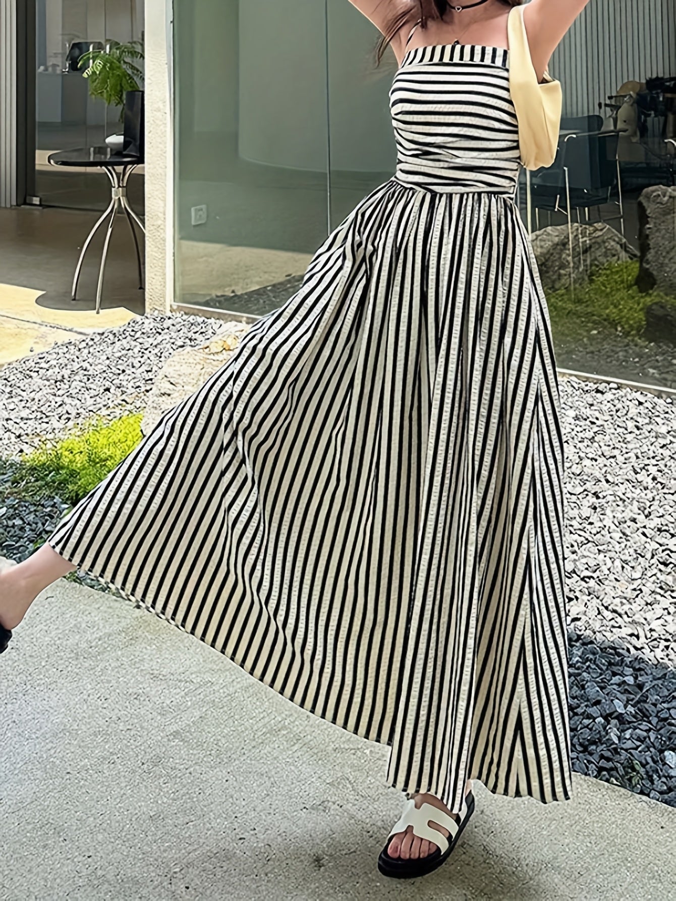 Striped Holiday Dress by Maisonvirelle
