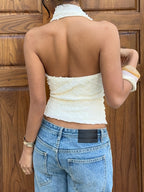 Buckle Halter Top by Maisonvirelle