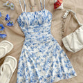 Floral Mesh-Back Dress by Maisonvirelle