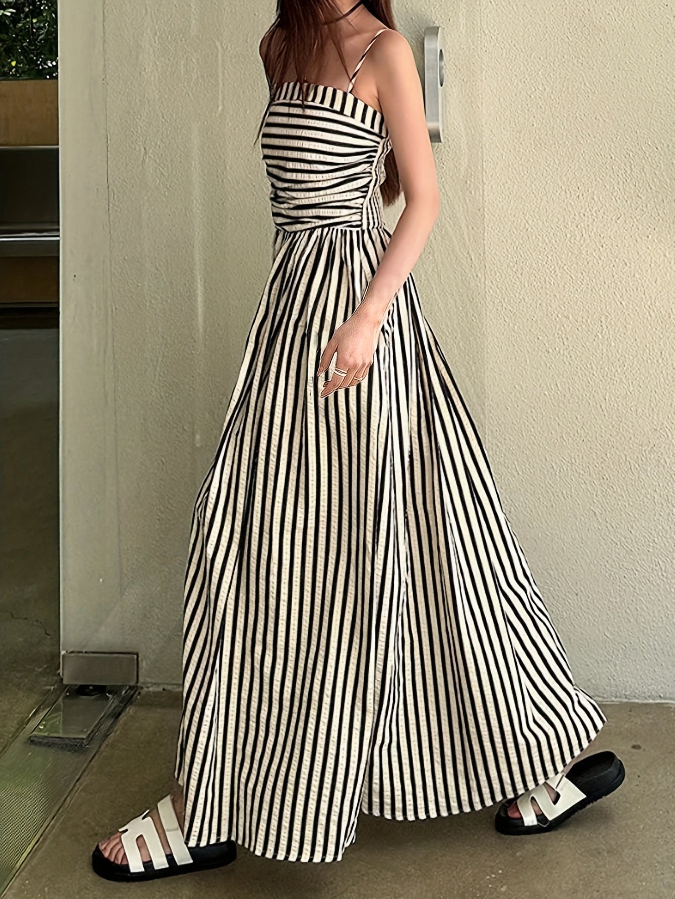 Striped Holiday Dress by Maisonvirelle