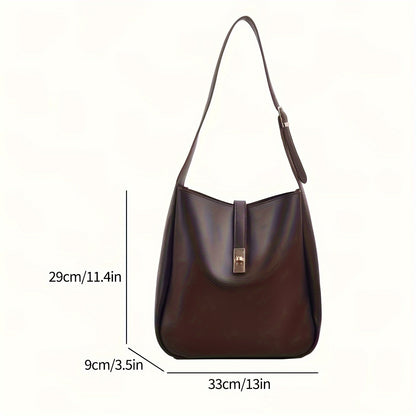 Bucket Bag for Women Large Capacity Shoulder Crossbody Bag for Work Travel Daywear