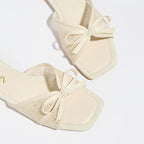 Mesh Bow Sandals by Maisonvirelle