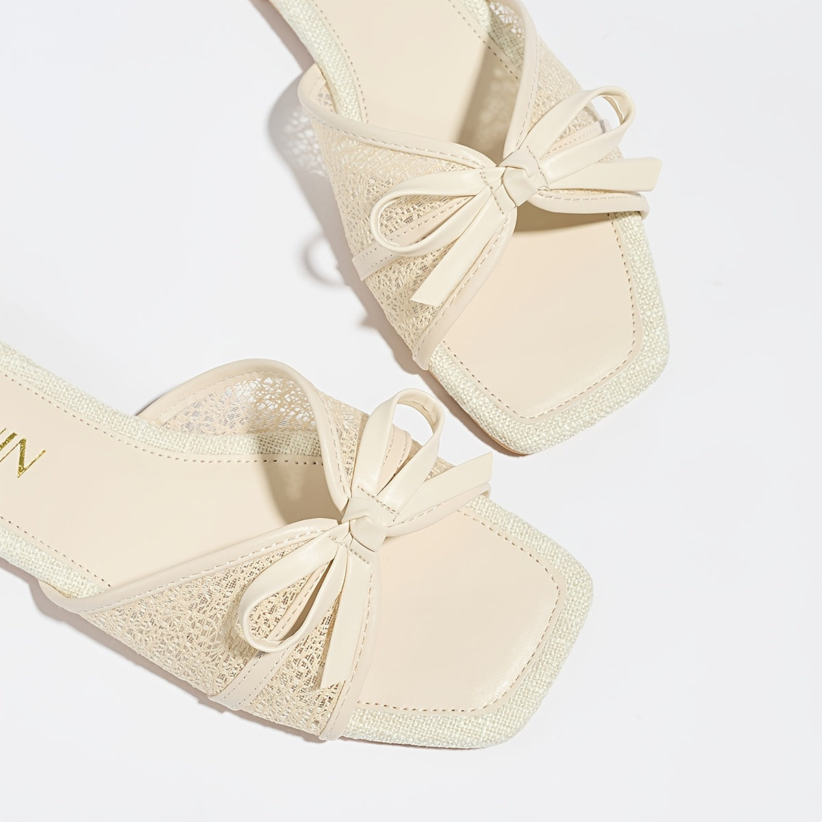 Mesh Bow Sandals by Maisonvirelle