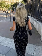 Polka Dot Waist Dress by Maisonvirelle