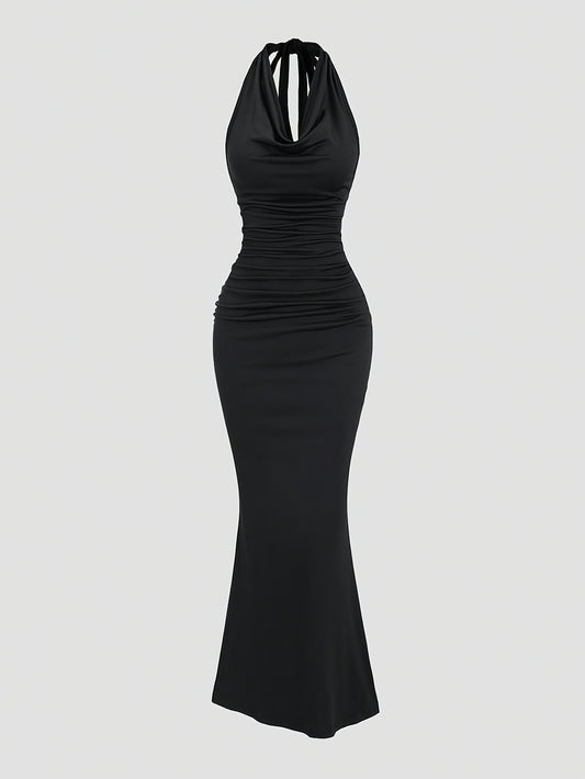 Elegant Black Dress for Women Occasion Elegant Fit for Party Evening Events