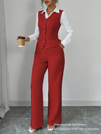 Tailored Wide-Leg Set by Maisonvirelle