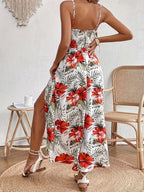 Floral Spaghetti Strap Dress by Maisonvirelle