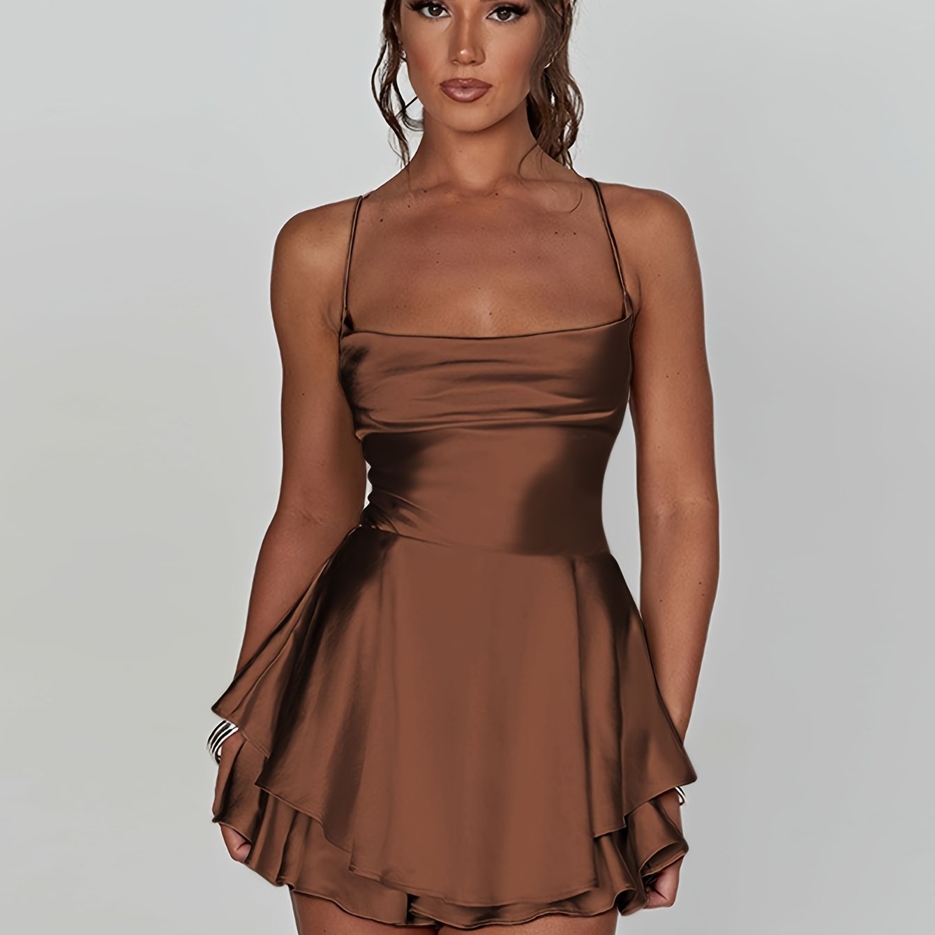 Ruched Halter Dress by Maisonvirelle