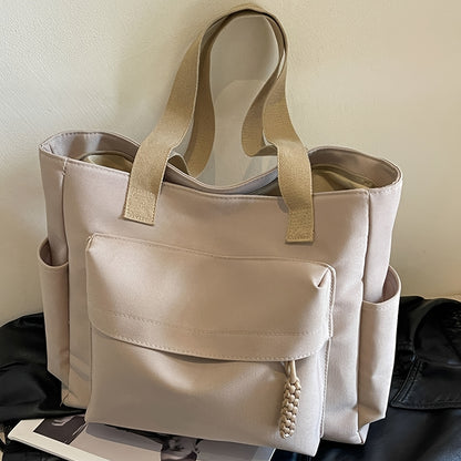 Tote Bag for Women Large Capacity Lightweight Shoulder Bag with Zip for Work Travel