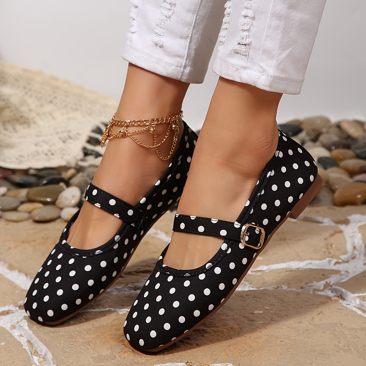 Polka Dot Mary Janes by Maisonvirelle