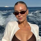 Oval Frame Sunglasses by Maisonvirelle