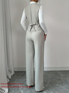 Tailored Wide-Leg Set by Maisonvirelle