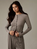Striped Button Co-Ord by Maisonvirelle