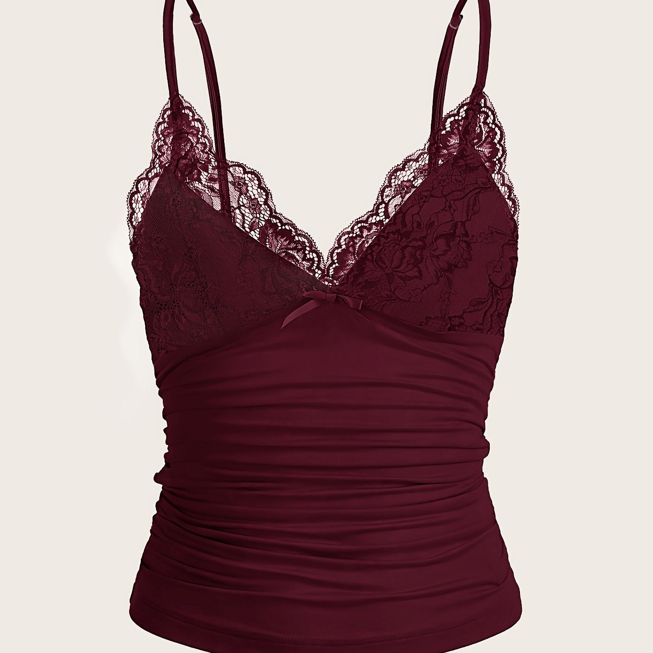 Strapless Ruffle Lace Top by Maisonvirelle