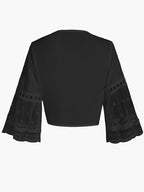 Crochet Tie-Front Shrug by Maisonvirelle