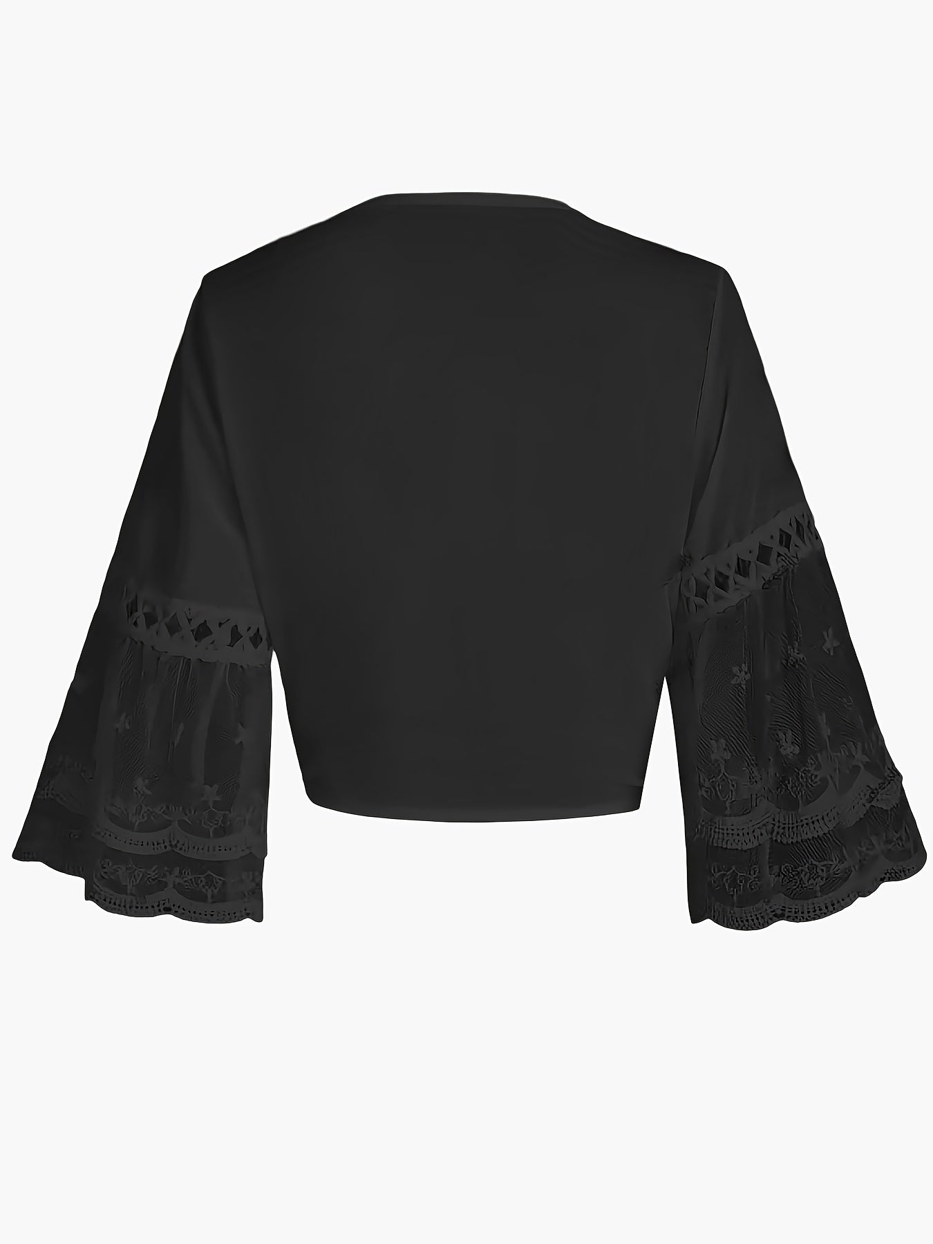 Crochet Tie-Front Shrug by Maisonvirelle