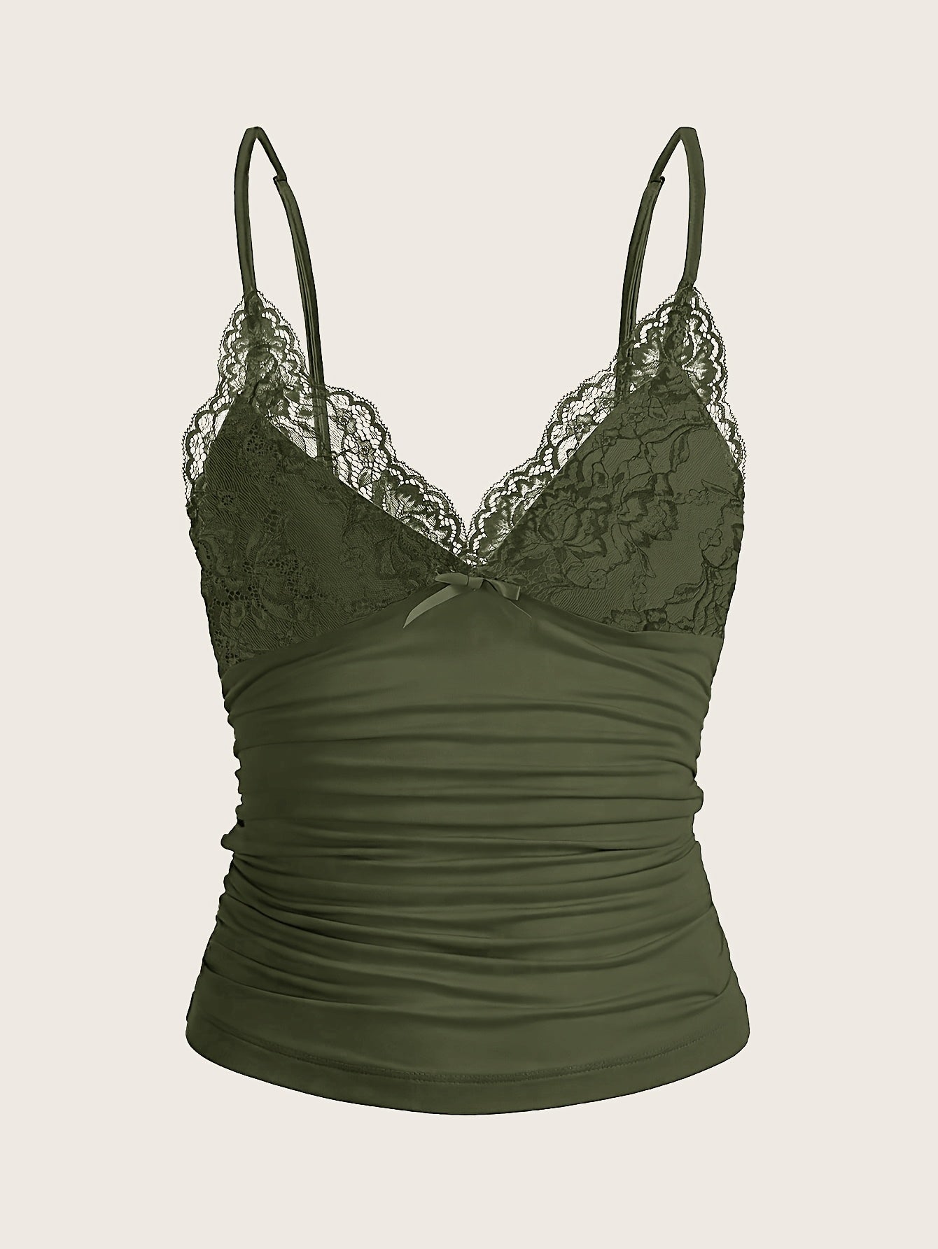 Pleated Strapless Lace Top by Maisonvirelle