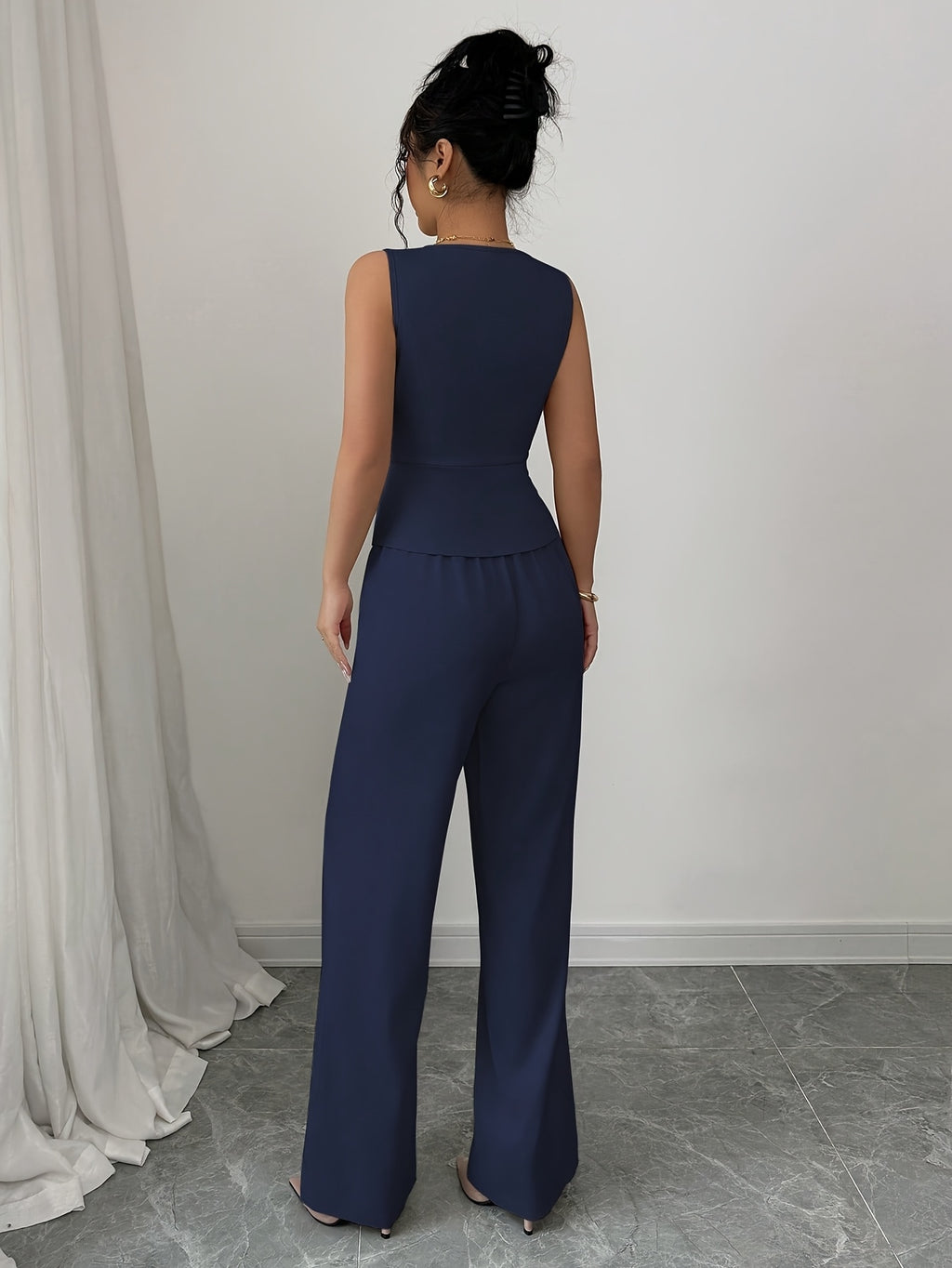 Sleeveless Office Co-Ord by Maisonvirelle