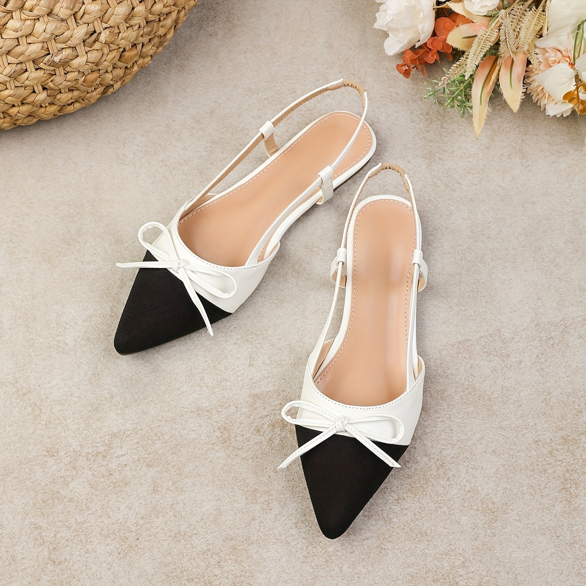 Pointed Slip-On Flats by Maisonvirelle