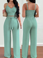 Front-Knot Cami Set by Maisonvirelle