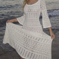 Square Neck Cover-Up Dress by Maisonvirelle
