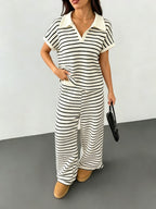 Striped Polo Co-Ord by Maisonvirelle