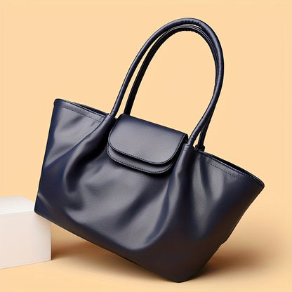 Tote Bag for Women PU Shoulder Handbag Large Capacity for Work Evening Shopping