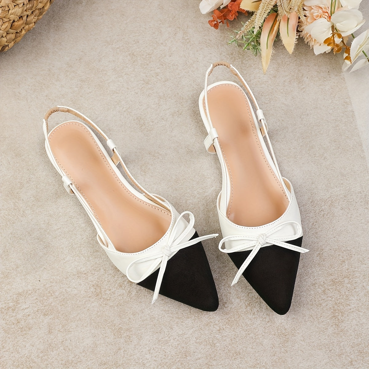 Pointed Slip-On Flats by Maisonvirelle