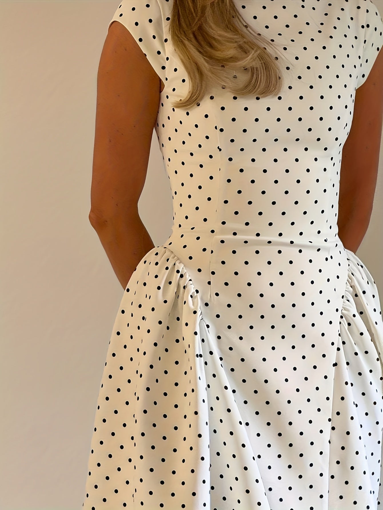 Polka Dot Waist Dress