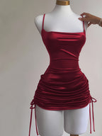 Lace-Up Backless Dress by Maisonvirelle