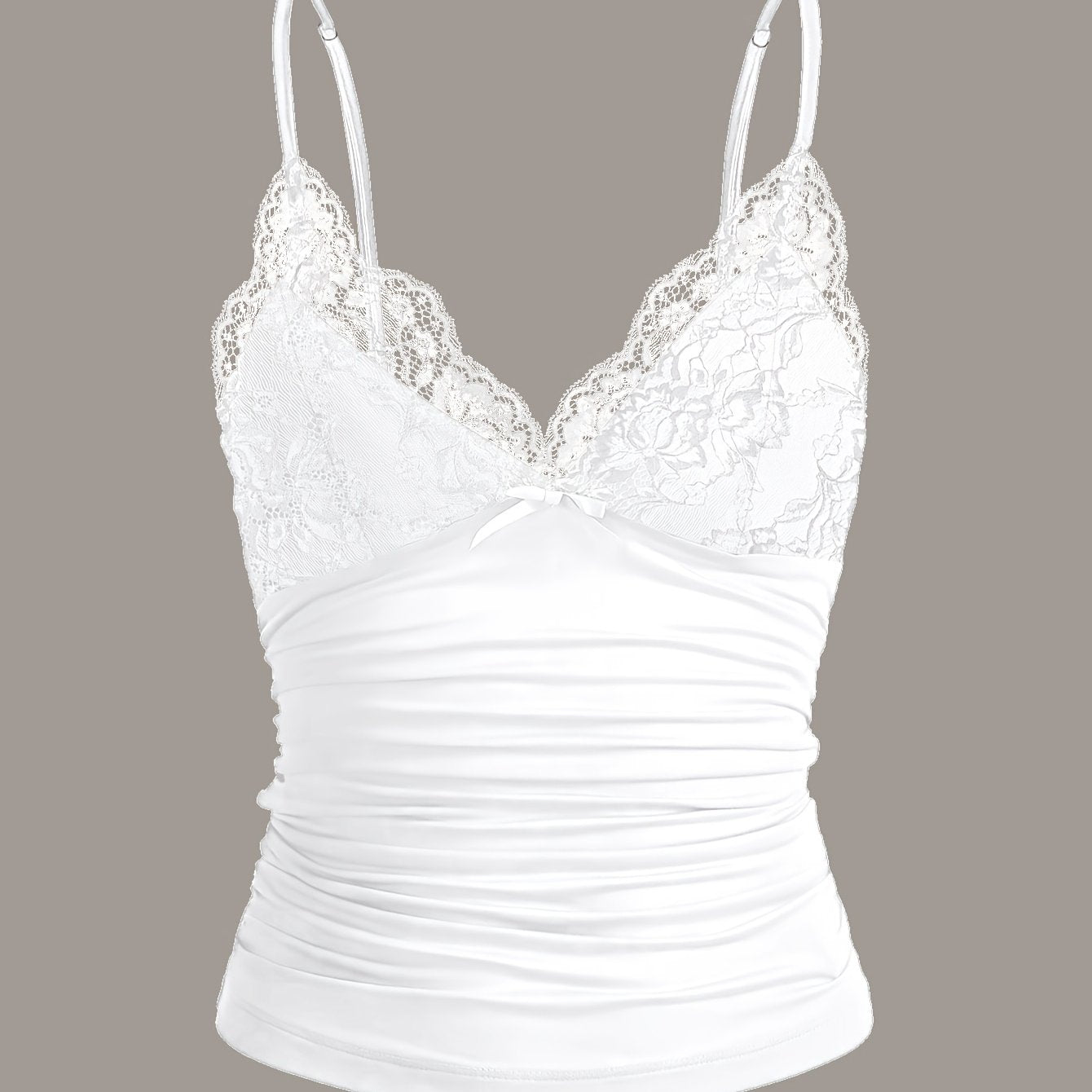 Strapless Ruffle Lace Top by Maisonvirelle