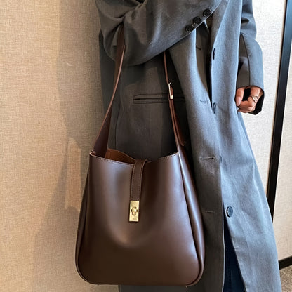 Bucket Bag for Women Large Capacity Shoulder Crossbody Bag for Work Travel Daywear