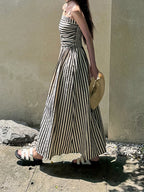 Striped Holiday Dress by Maisonvirelle
