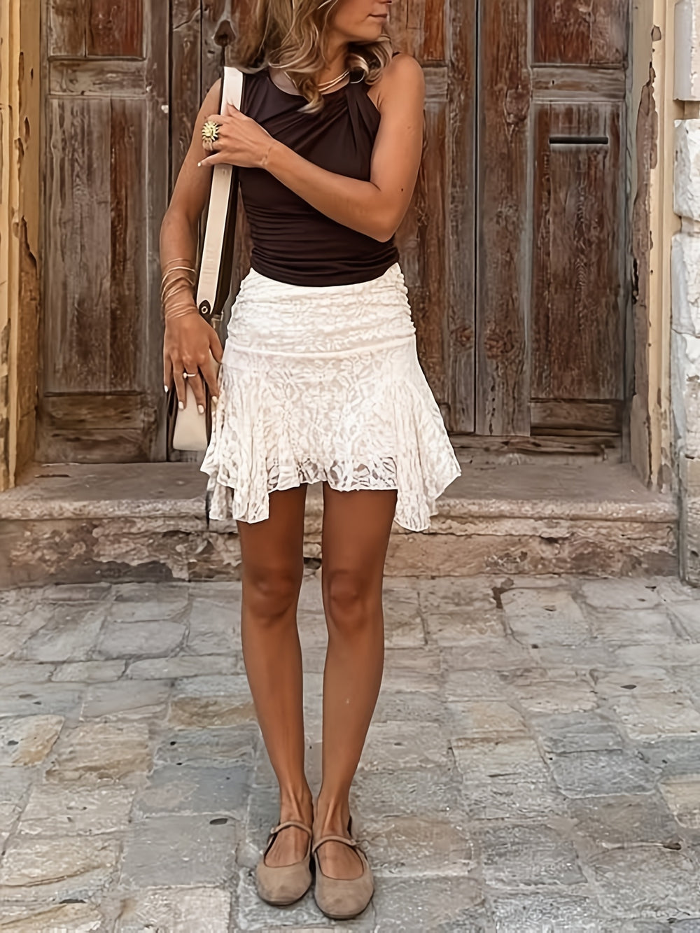 Ballet Lace Skirt by Maisonvirelle