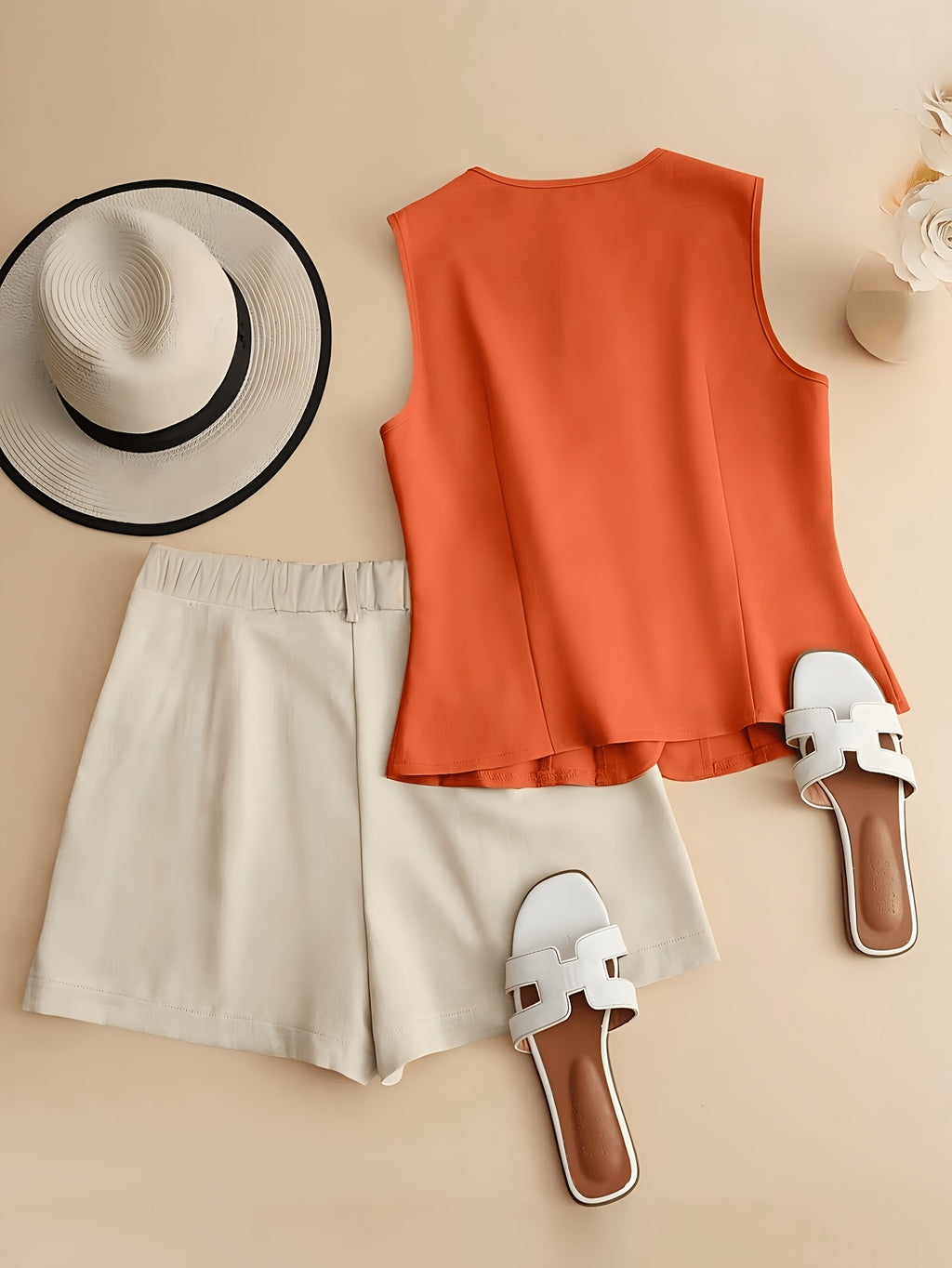 Vest & Shorts Set by Maisonvirelle