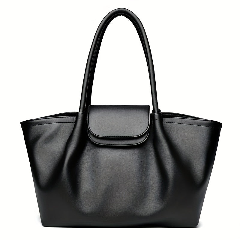 Tote Bag for Women PU Shoulder Handbag Large Capacity for Work Evening Shopping