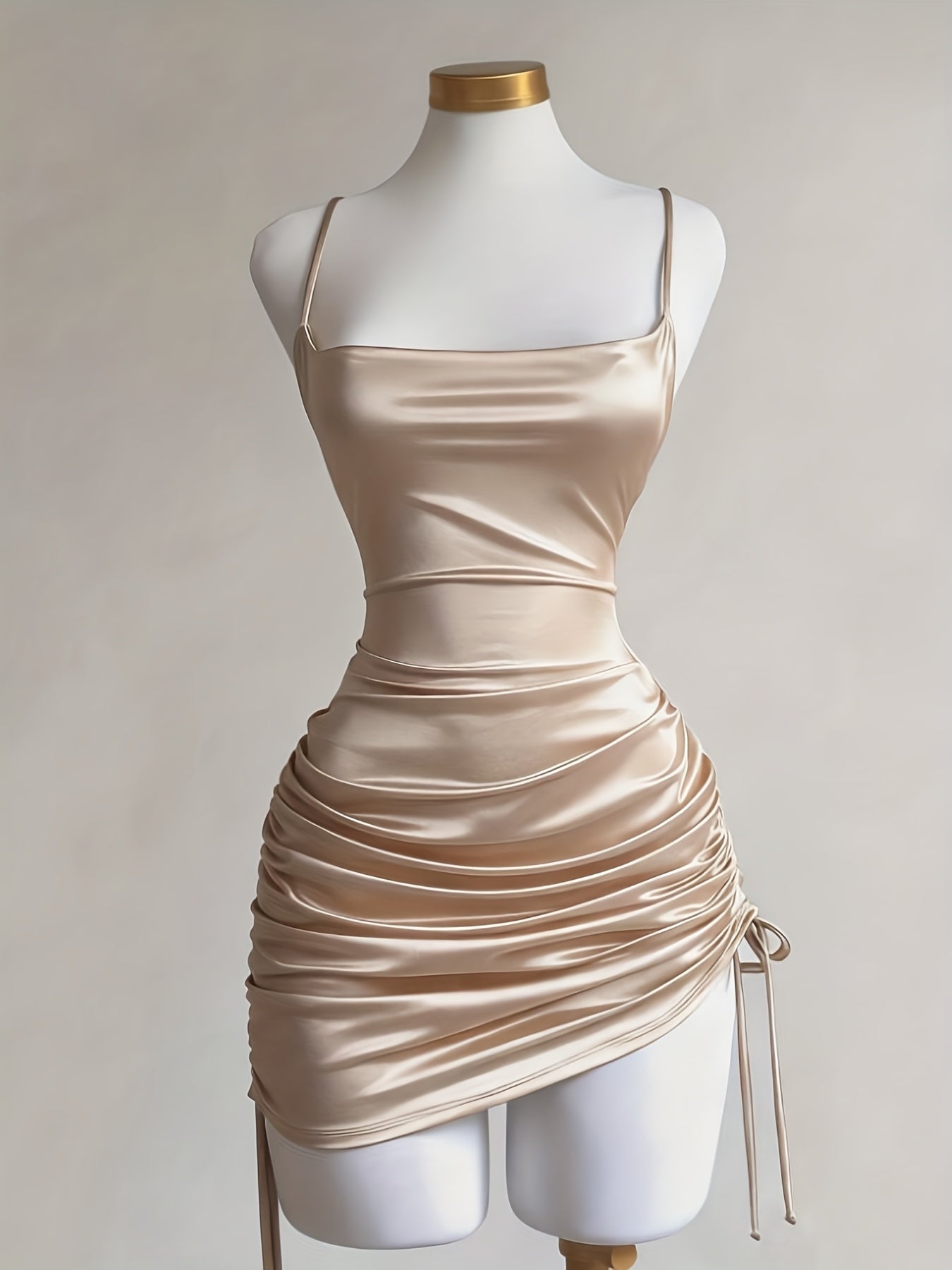 Lace-Up Backless Dress by Maisonvirelle