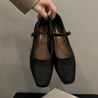 Chunky Mary Jane Flats by Maisonvirelle