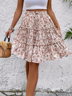 Tiered A-Line Skirt by Maisonvirelle