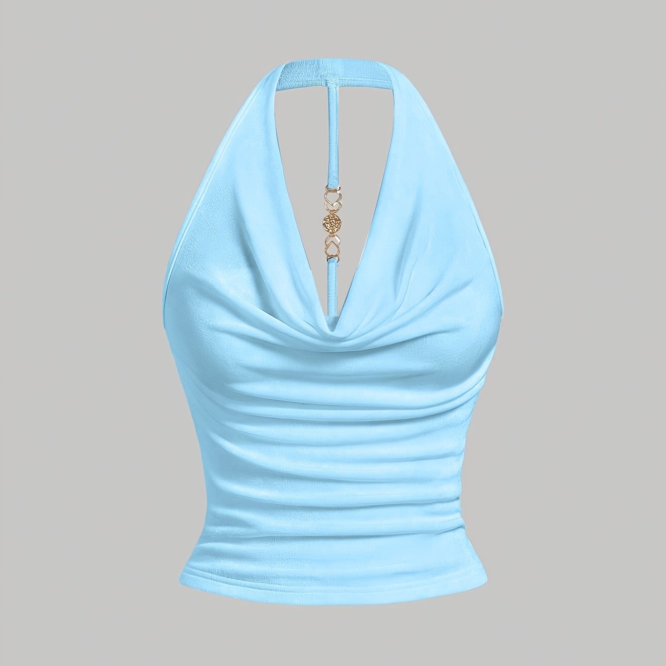 Halter Neck Vest Top by Maisonvirelle