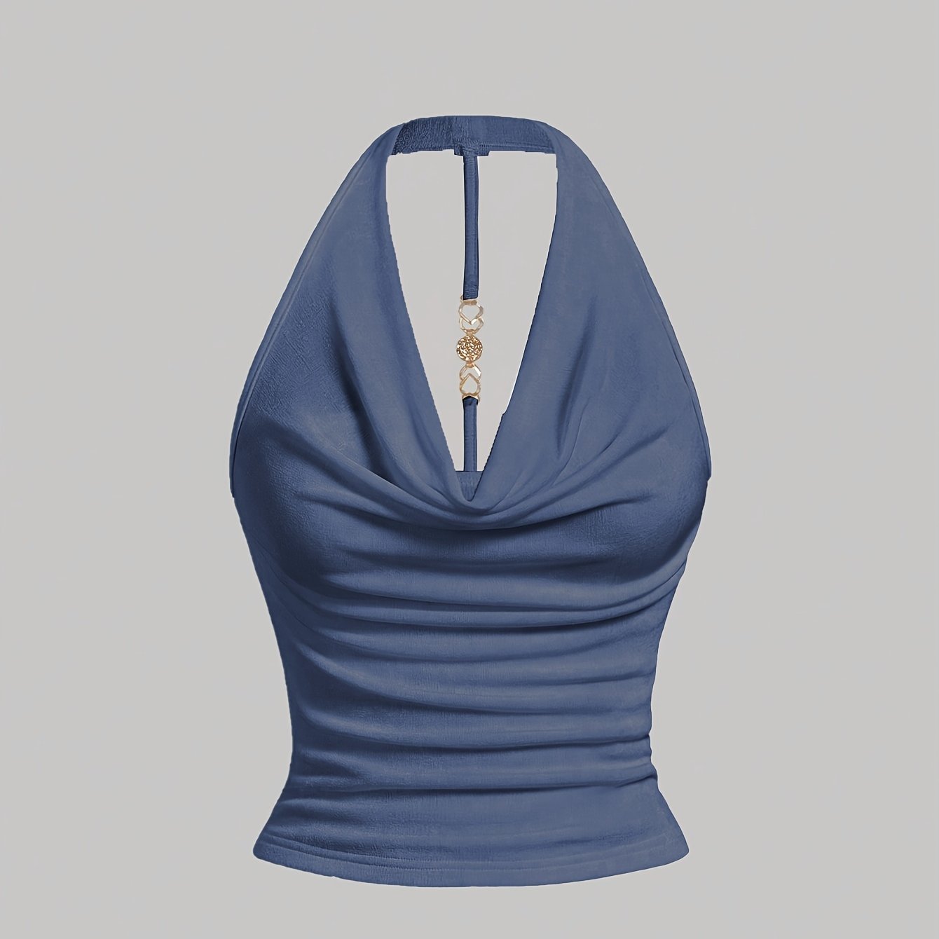 Halter Neck Vest Top by Maisonvirelle