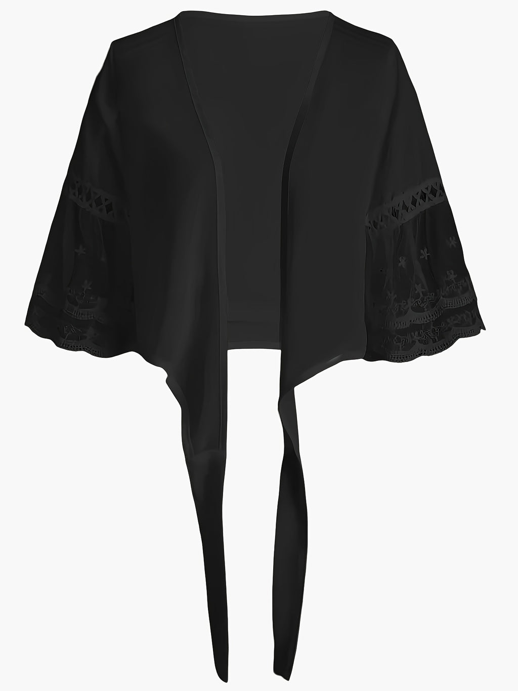Crochet Tie-Front Shrug by Maisonvirelle