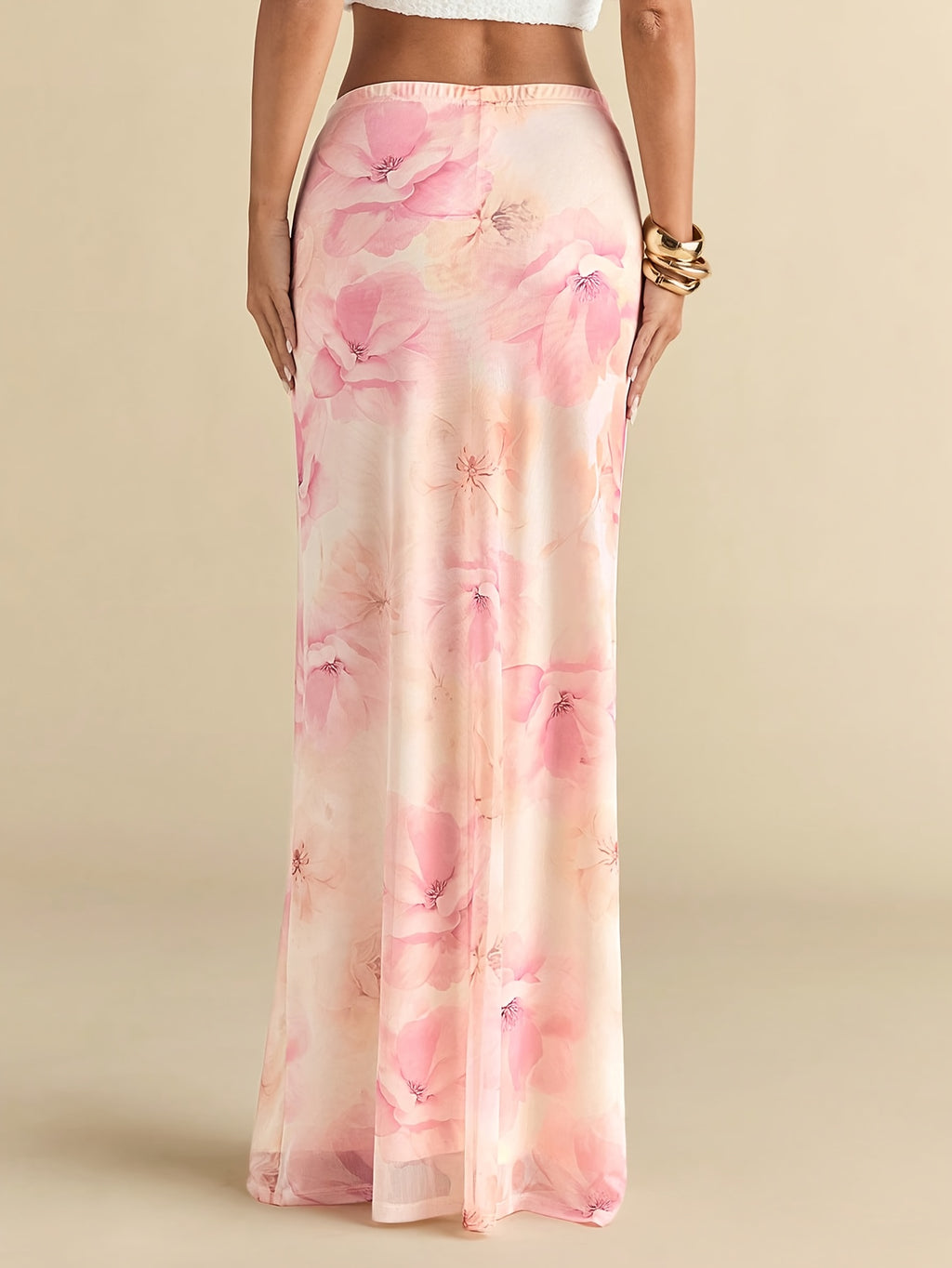 Printed Maxi Skirt by Maisonvirelle