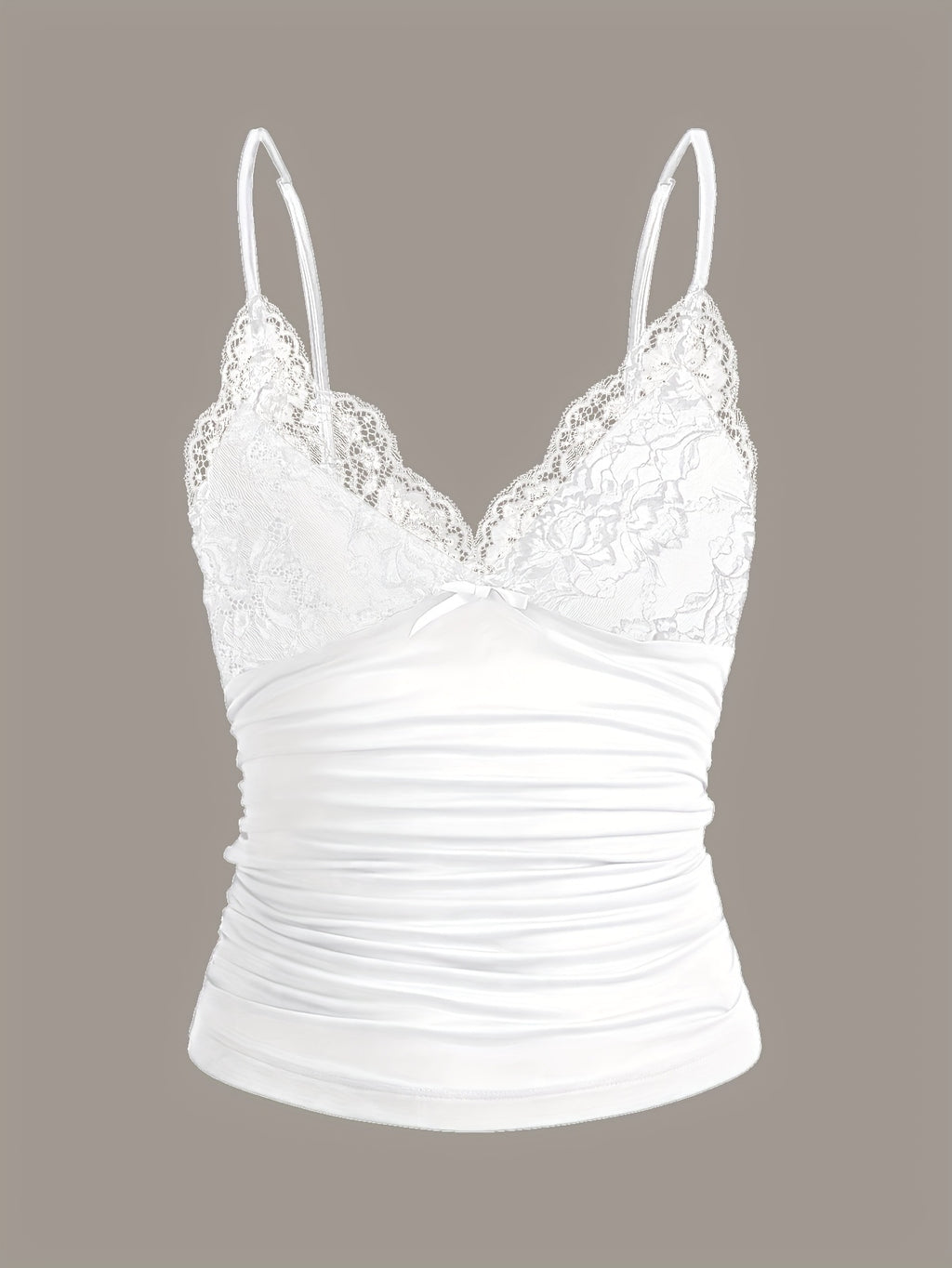 Pleated Strapless Lace Top by Maisonvirelle