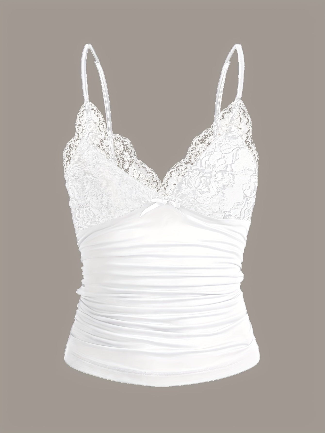 Pleated Strapless Lace Top by Maisonvirelle