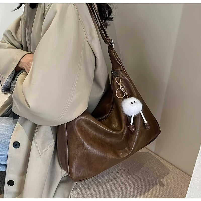 Crossbody Bag for Women Vintage Large Capacity Shoulder Tote for Work Travel Everyday