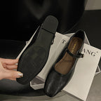 Chunky Mary Jane Flats by Maisonvirelle