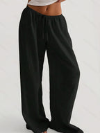 Elastic Waist Linen Trousers by Maisonvirelle