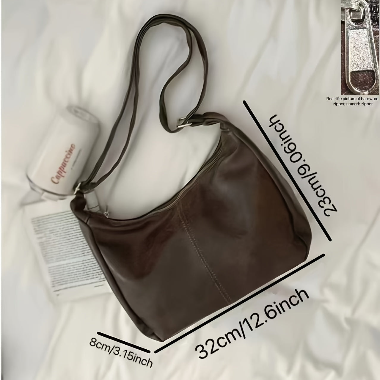Crossbody Bag for Women Vintage Large Capacity Shoulder Tote for Work Travel Everyday