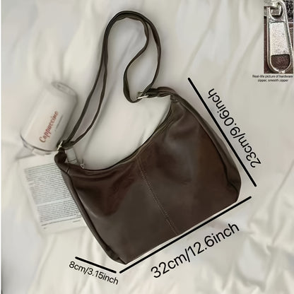 Crossbody Bag for Women Vintage Large Capacity Shoulder Tote for Work Travel Everyday